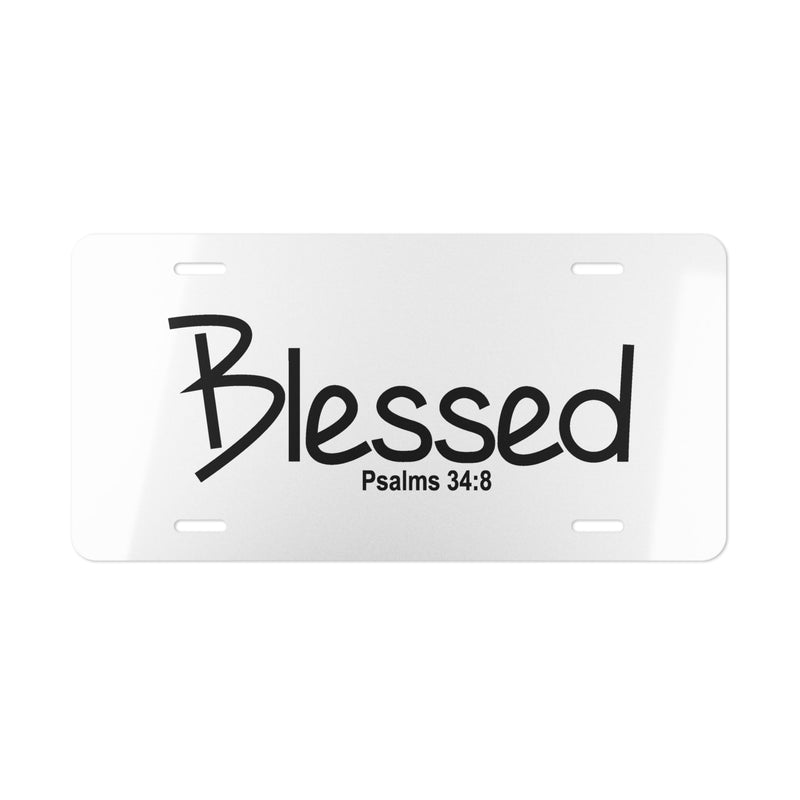 White Custom Plates