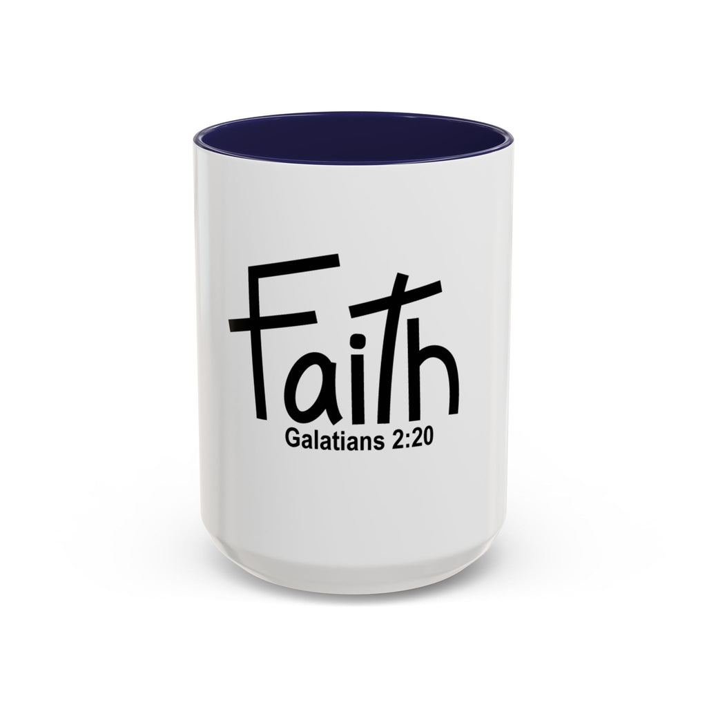 Faith Inspirational 15oz Mug (Galatians 2:20)