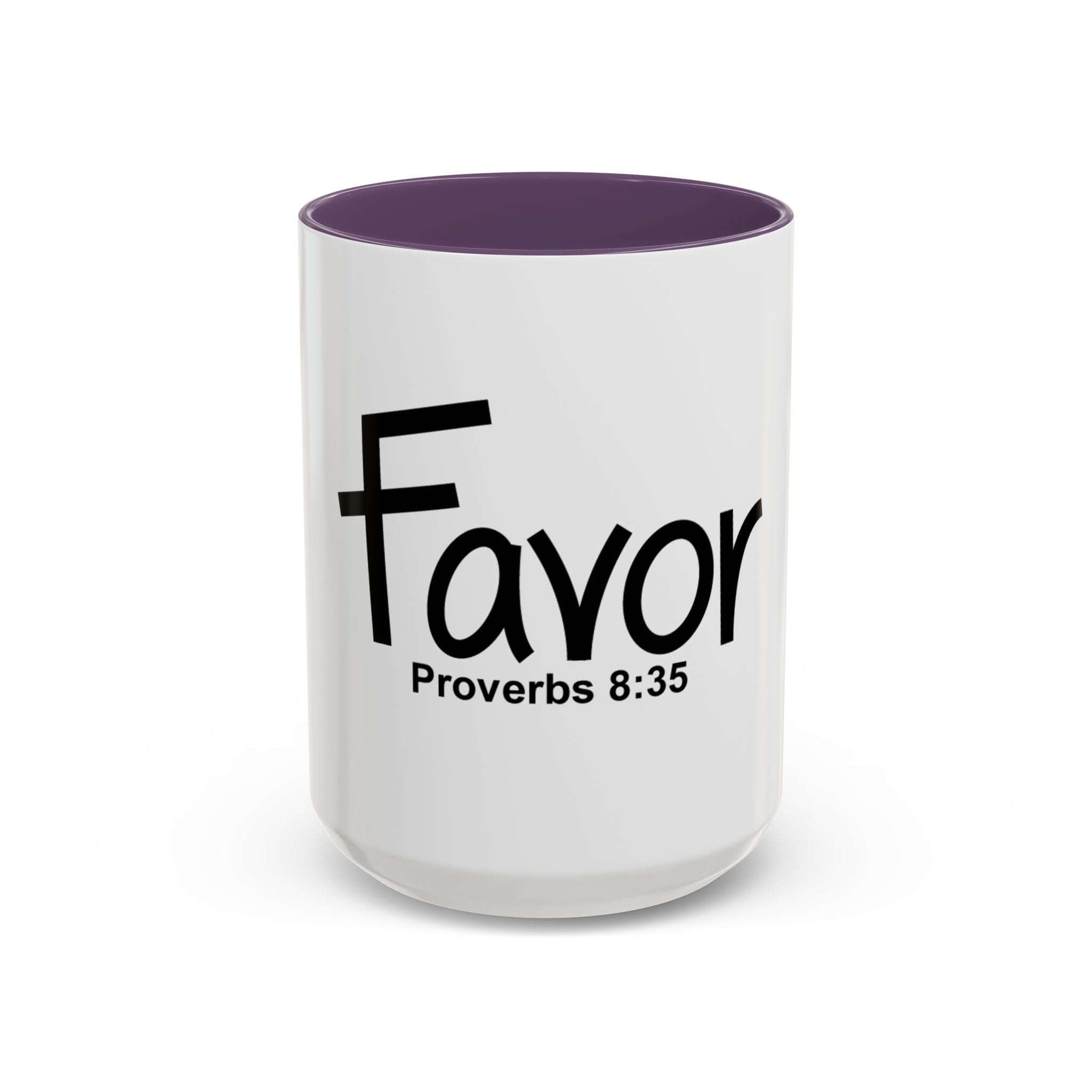 Favor Inspirational 15oz Mug (Proverbs 8:35)
