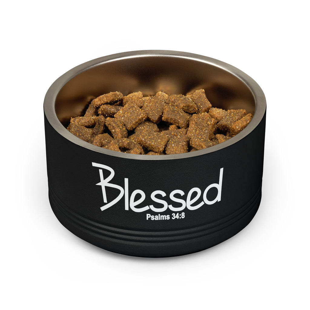 18oz Pet Bowl Stainless Steel  (Blessed)