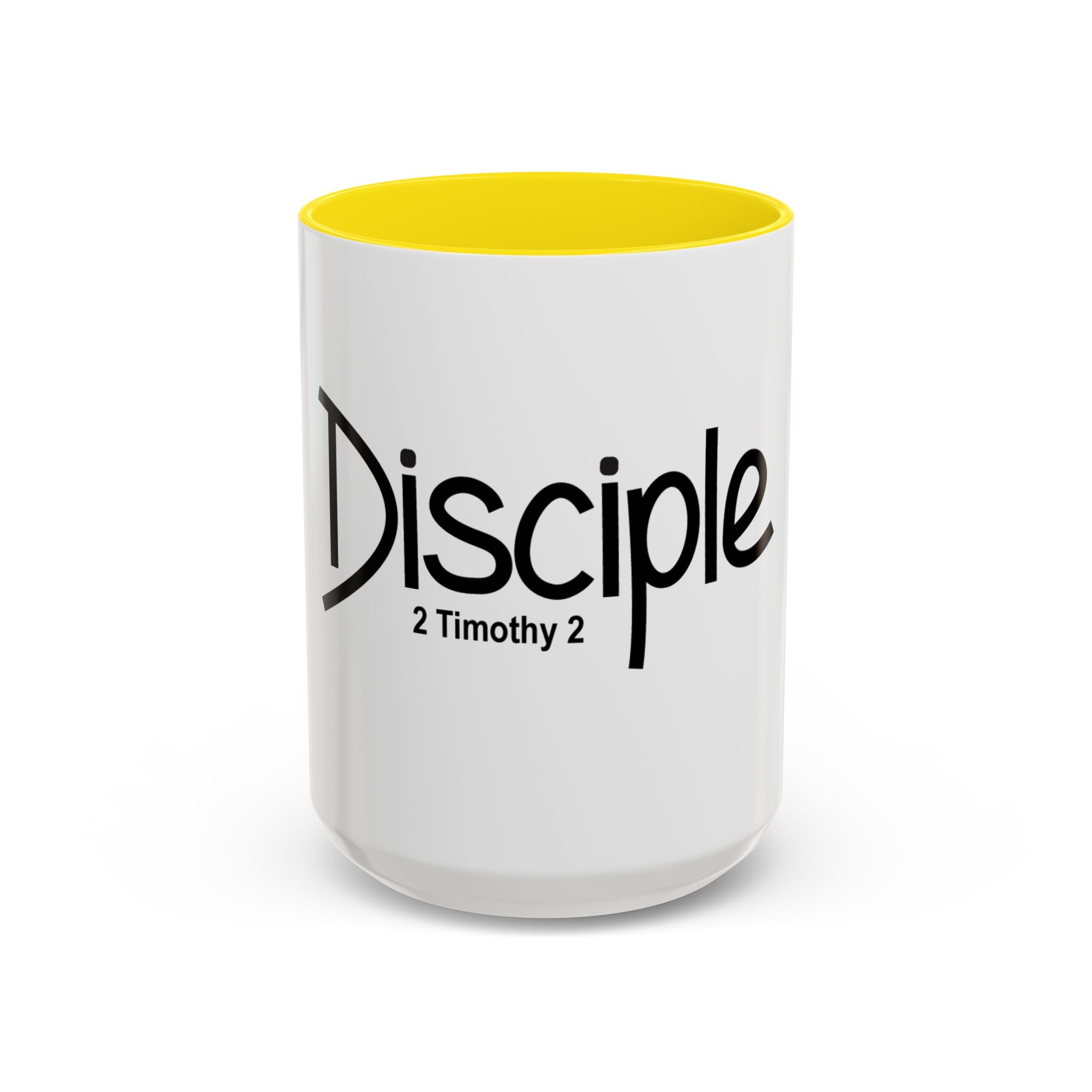 Disciple Coffee Mug – 'Disciple 2 Timothy 2' Christian Scripture Accent Mug (11/15oz)
