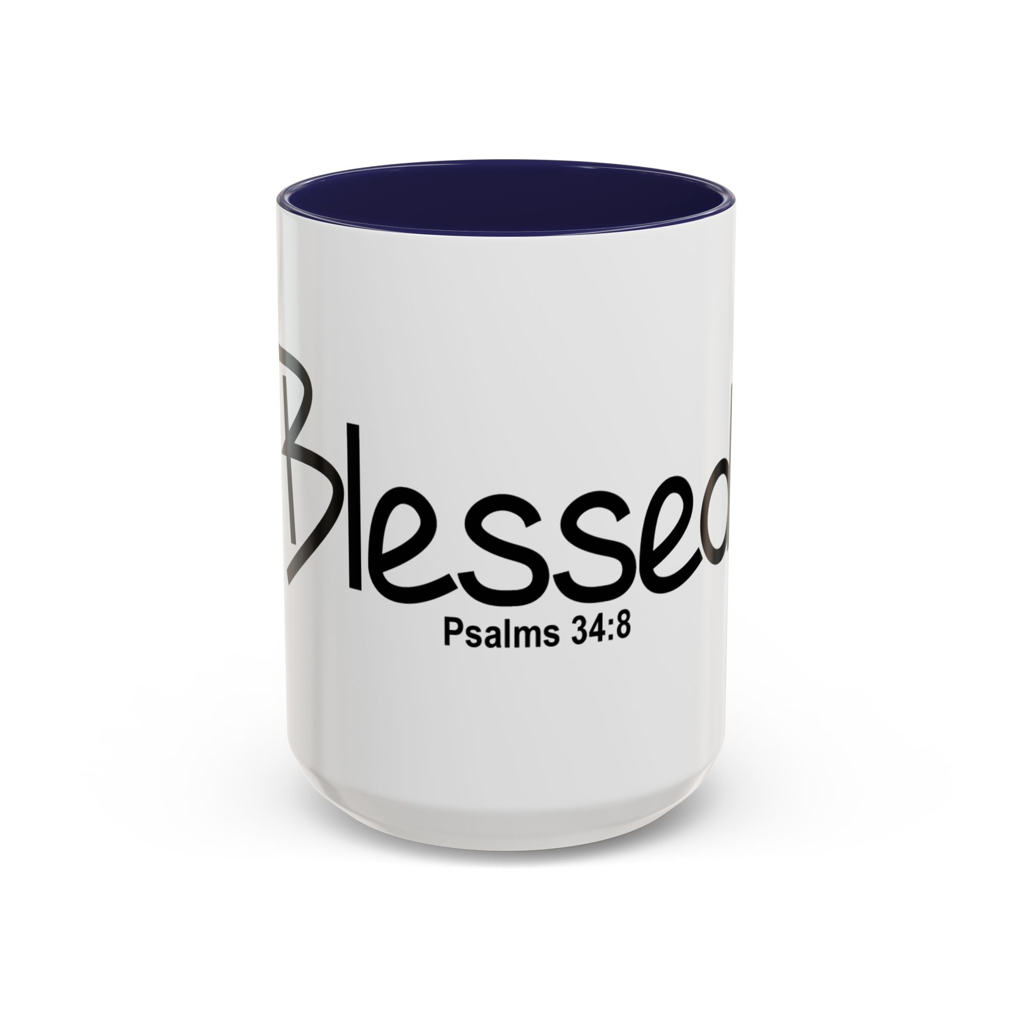 Blessed Inspirational 15oz Mug (Psalms 34:8)