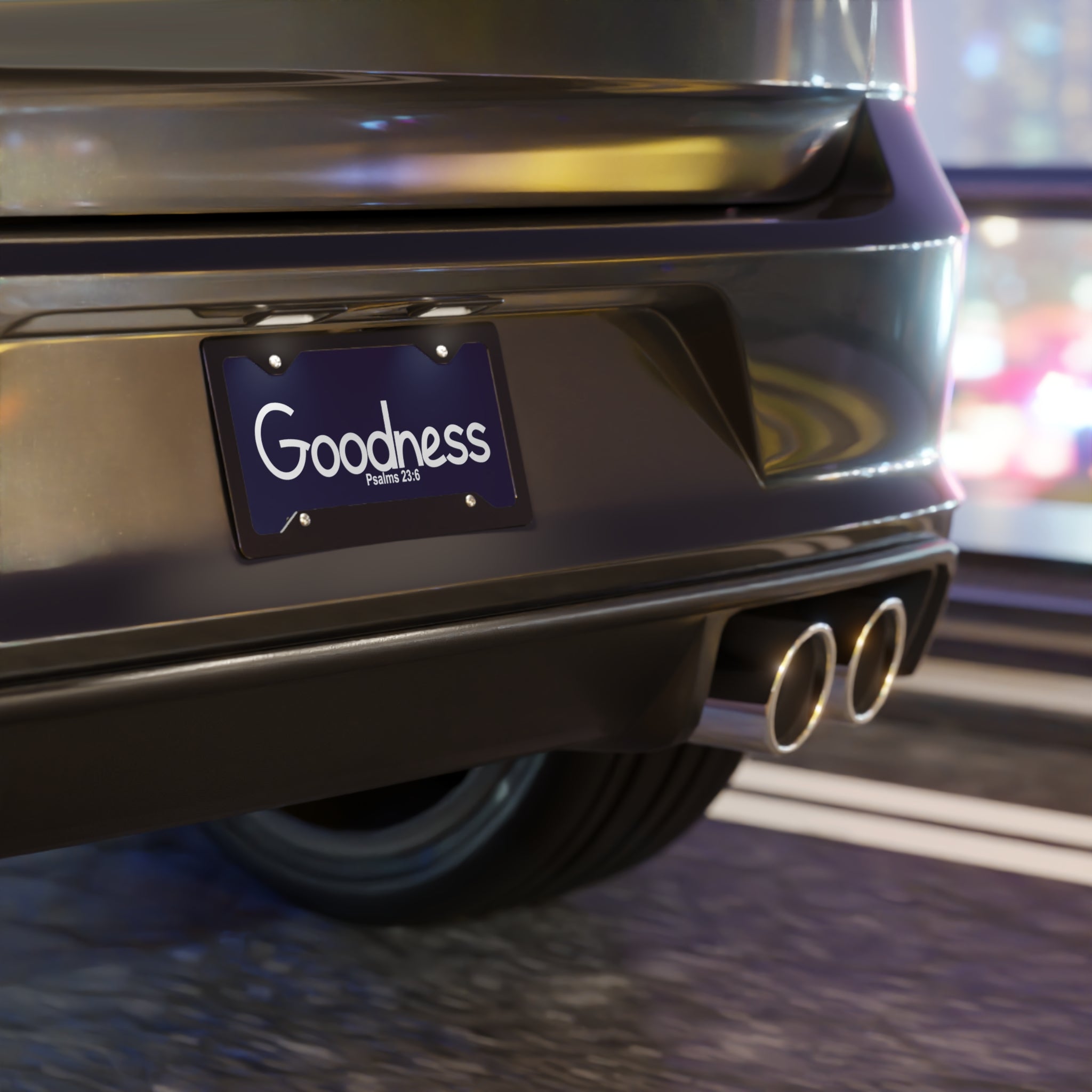 Vanity Plate-Goodness (Psalms 23:6)