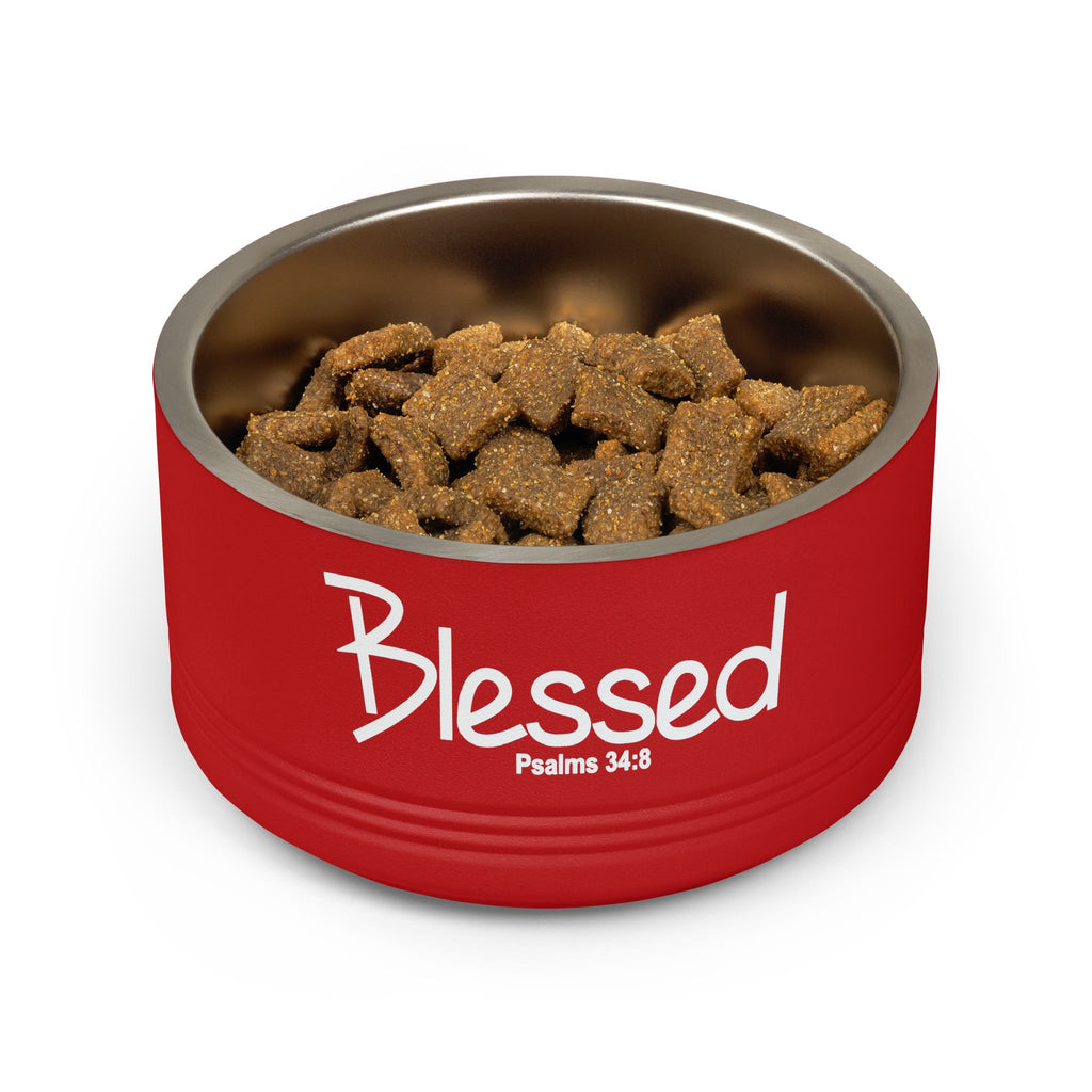 18oz Pet Bowl Stainless Steel  (Blessed)