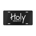 Holy Vanity Plate-Hebrews 12:14