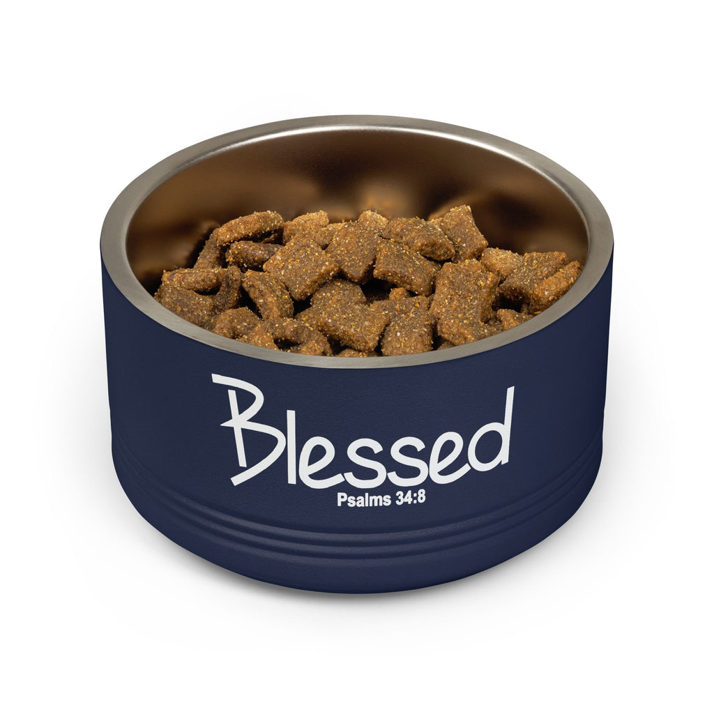 18oz Pet Bowl Stainless Steel  (Blessed)