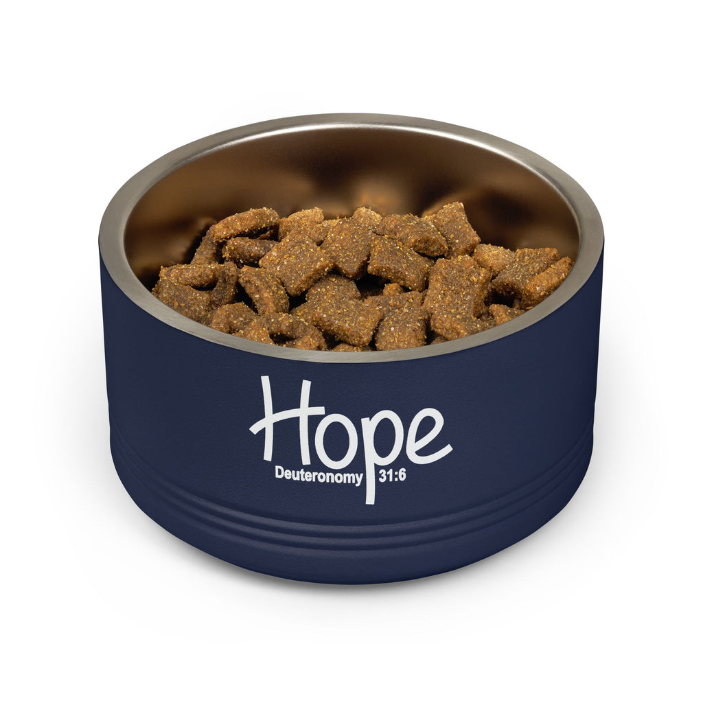 18oz Pet Bowl Stainless Steel  (Hope)