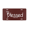 Vanity Plate-Blessed (Psalms 34:8)