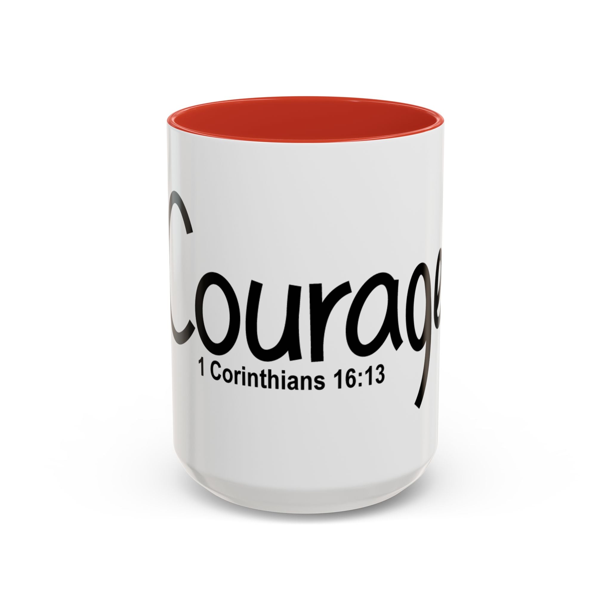 Courage Inspirational 15oz Mug (1 Corinthians 16:13)