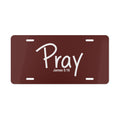 Vanity Plate-Pray (James 5:16)