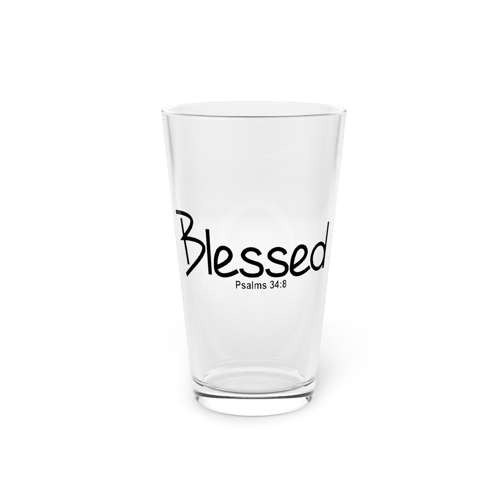 16oz Pint Glass-Blessed