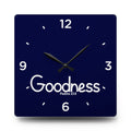 Goodness Acrylic Wall Clock – Psalms 23:6 Inspirational Scripture Clock