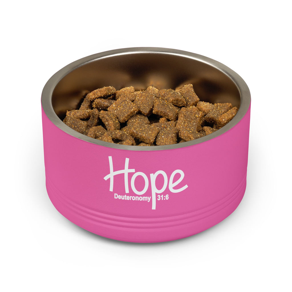 18oz Pet Bowl Stainless Steel  (Hope)