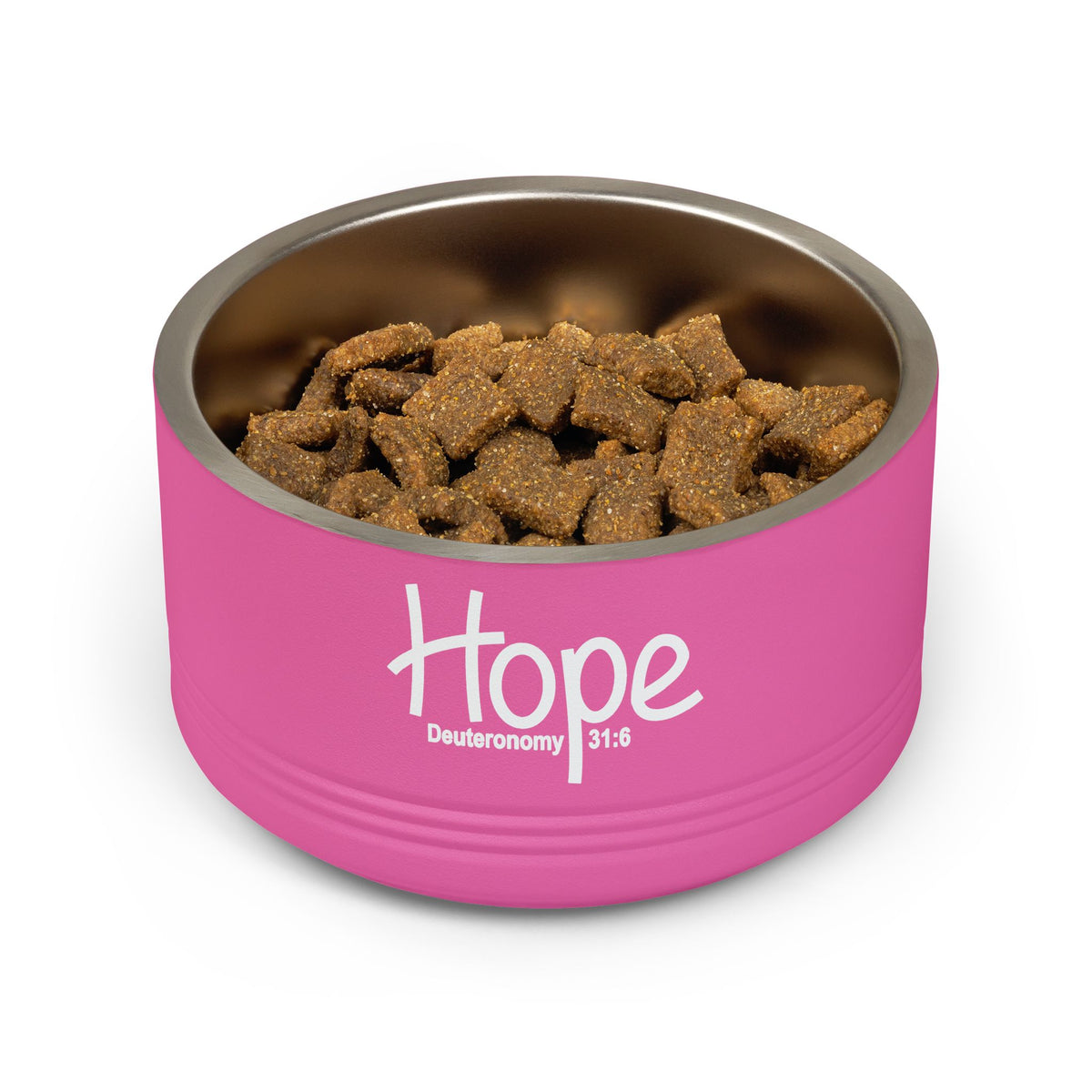 18oz Pet Bowl Stainless Steel  (Hope)