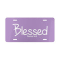 Vanity Plate-Blessed (Psalms 34:8)