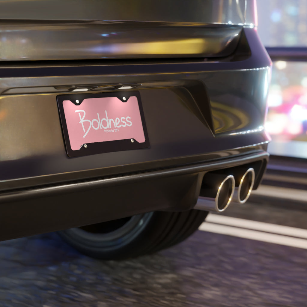 Vanity Plate-Boldness (Proverbs 28:1)