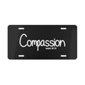 Compassion Vanity Plate — Inspirational License Plate with Isaiah 30:18