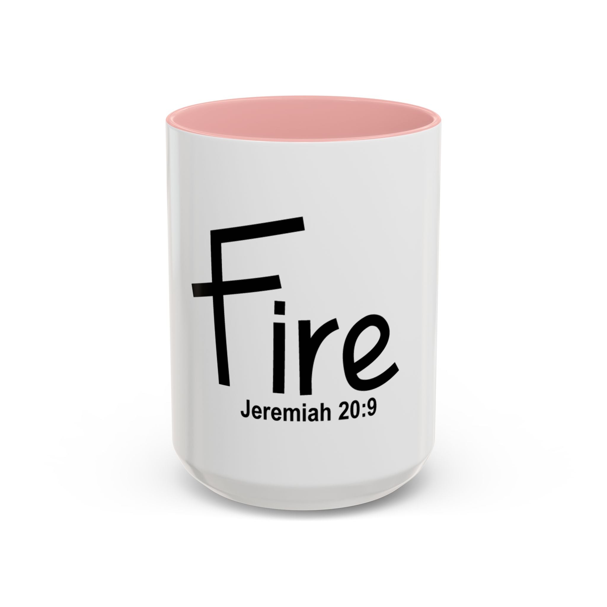 Fire Inspirational 15oz Mug (Jeremiah 20:9)