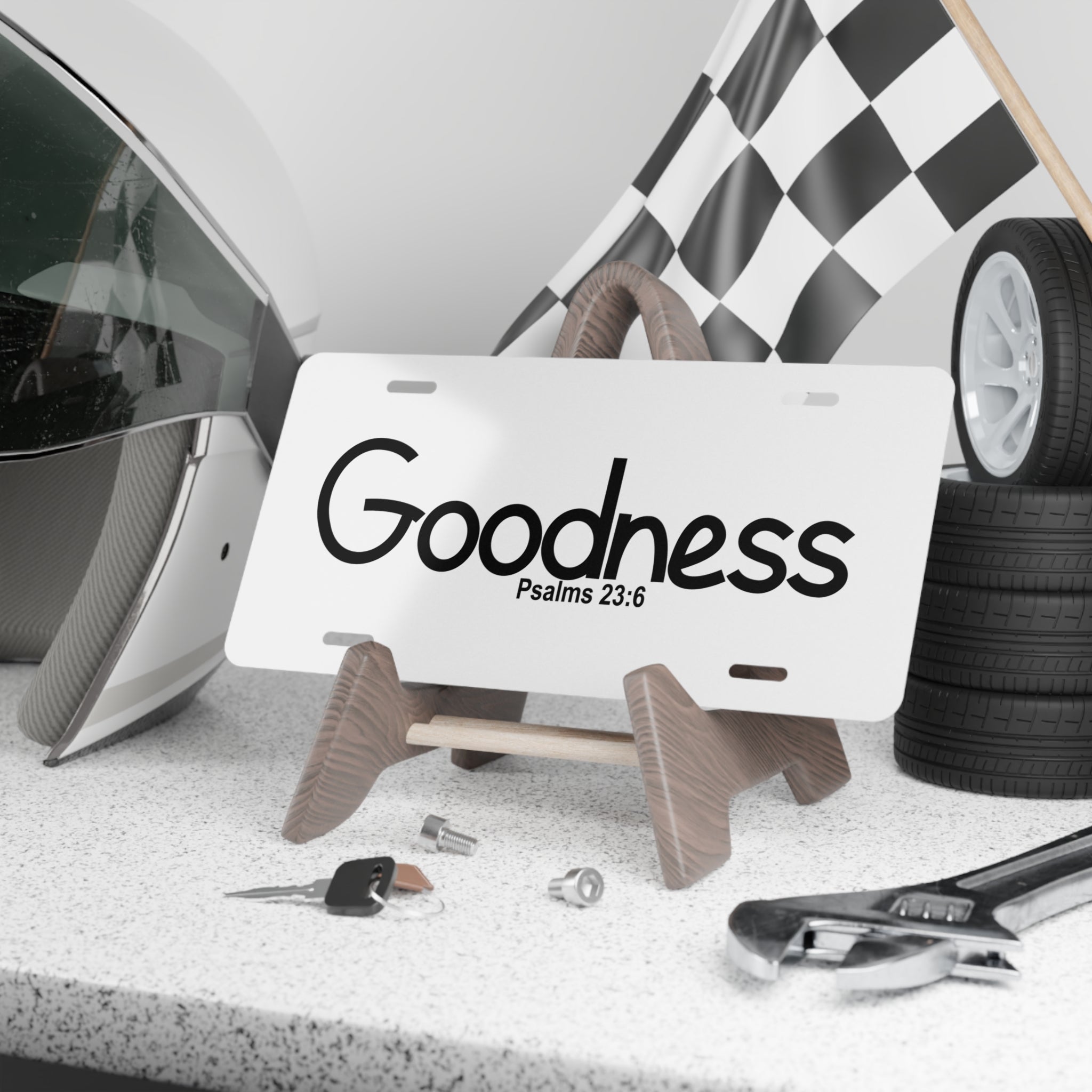 Vanity Plate-Goodness (Psalms 23:6)