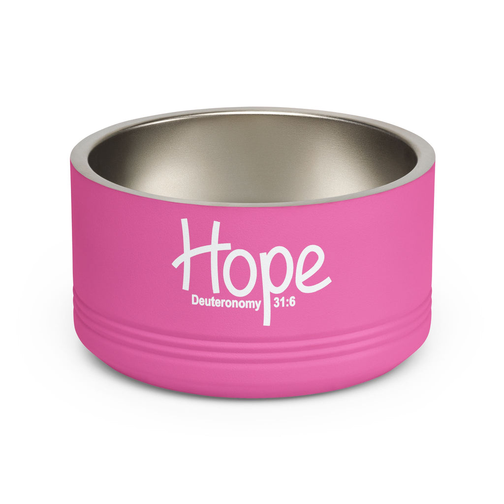 18oz Pet Bowl Stainless Steel  (Hope)