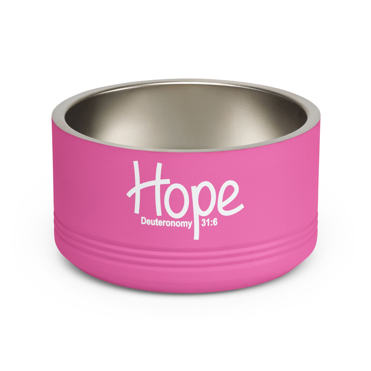 18oz Pet Bowl Stainless Steel  (Hope)