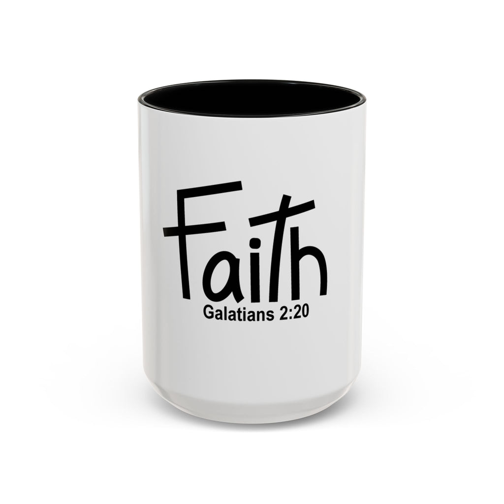 Faith Inspirational 15oz Mug (Galatians 2:20)