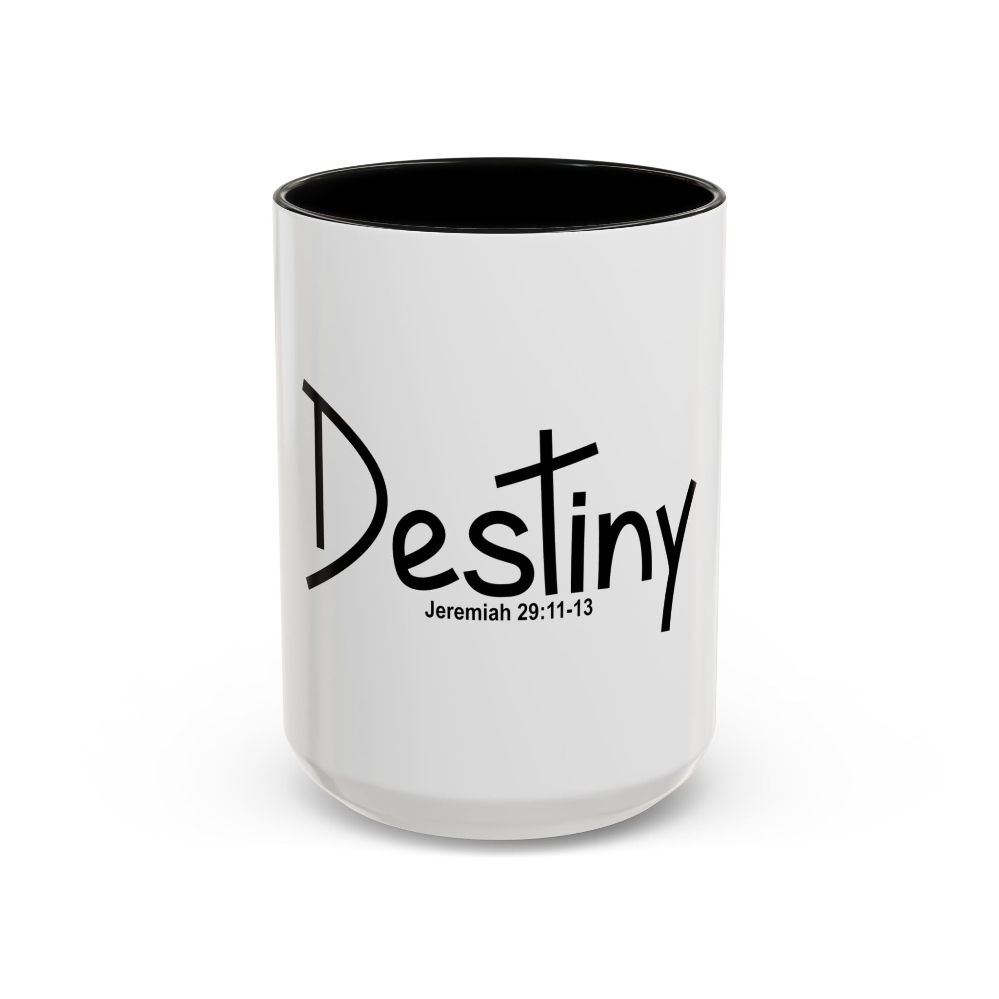 Destiny Coffee Mug — Jeremiah 29:11-13 Inspirational Accent Mug