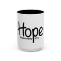 Hope Inspirational 15oz Mug (Deuteronomy 31:6)