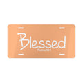 Vanity Plate-Blessed (Psalms 34:8)