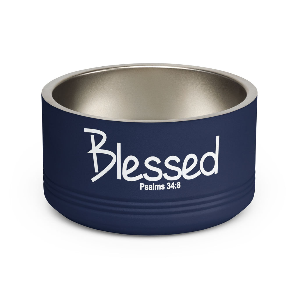 18oz Pet Bowl Stainless Steel  (Blessed)
