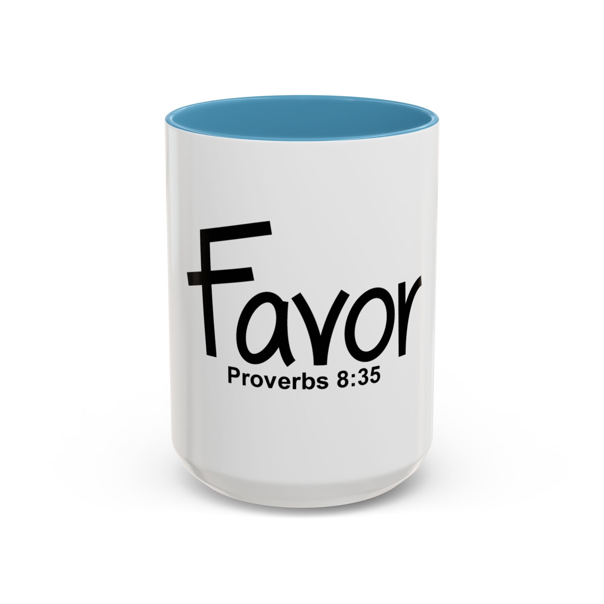 Favor Inspirational 15oz Mug (Proverbs 8:35)