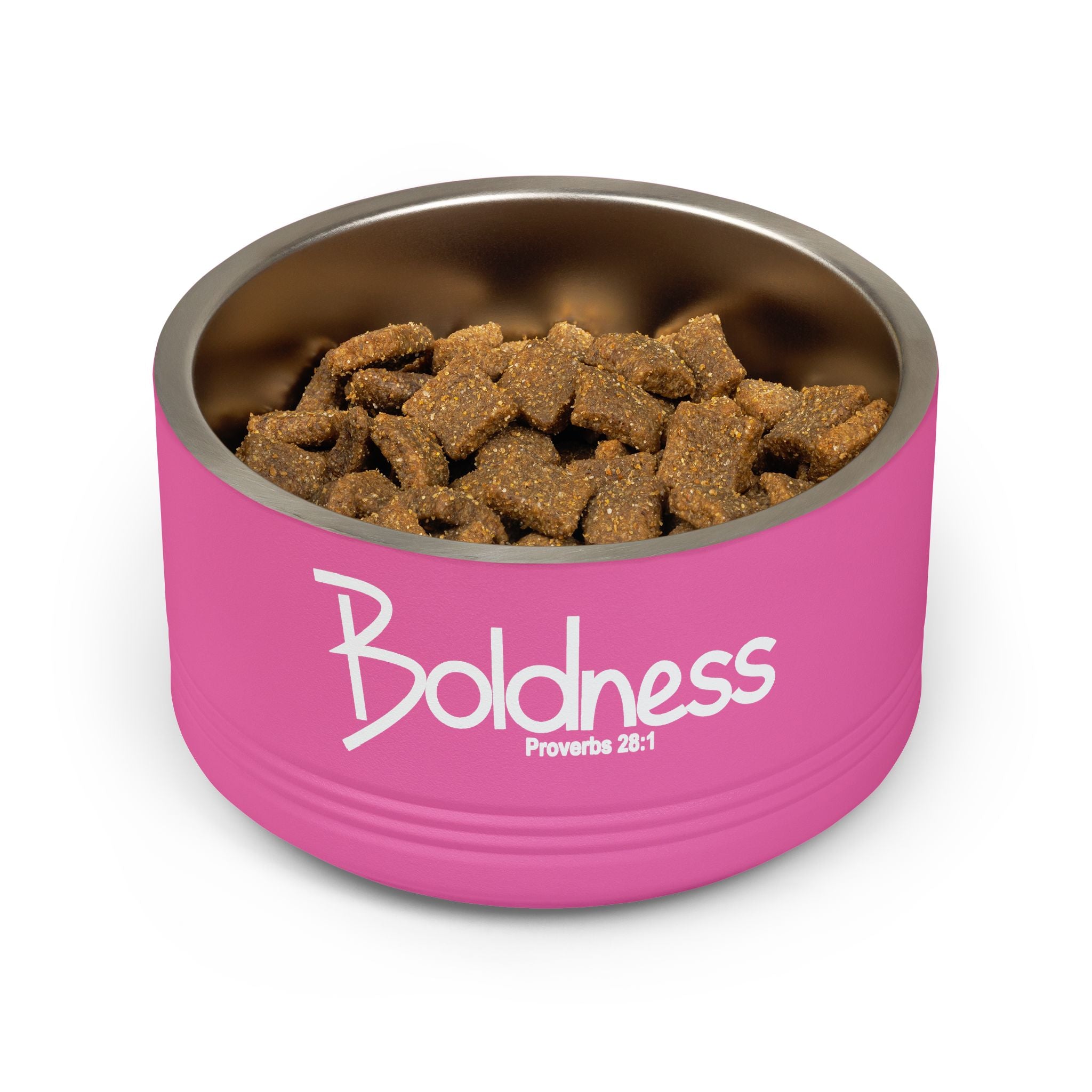 18oz Pet Bowl Stainless Steel  (Boldness)