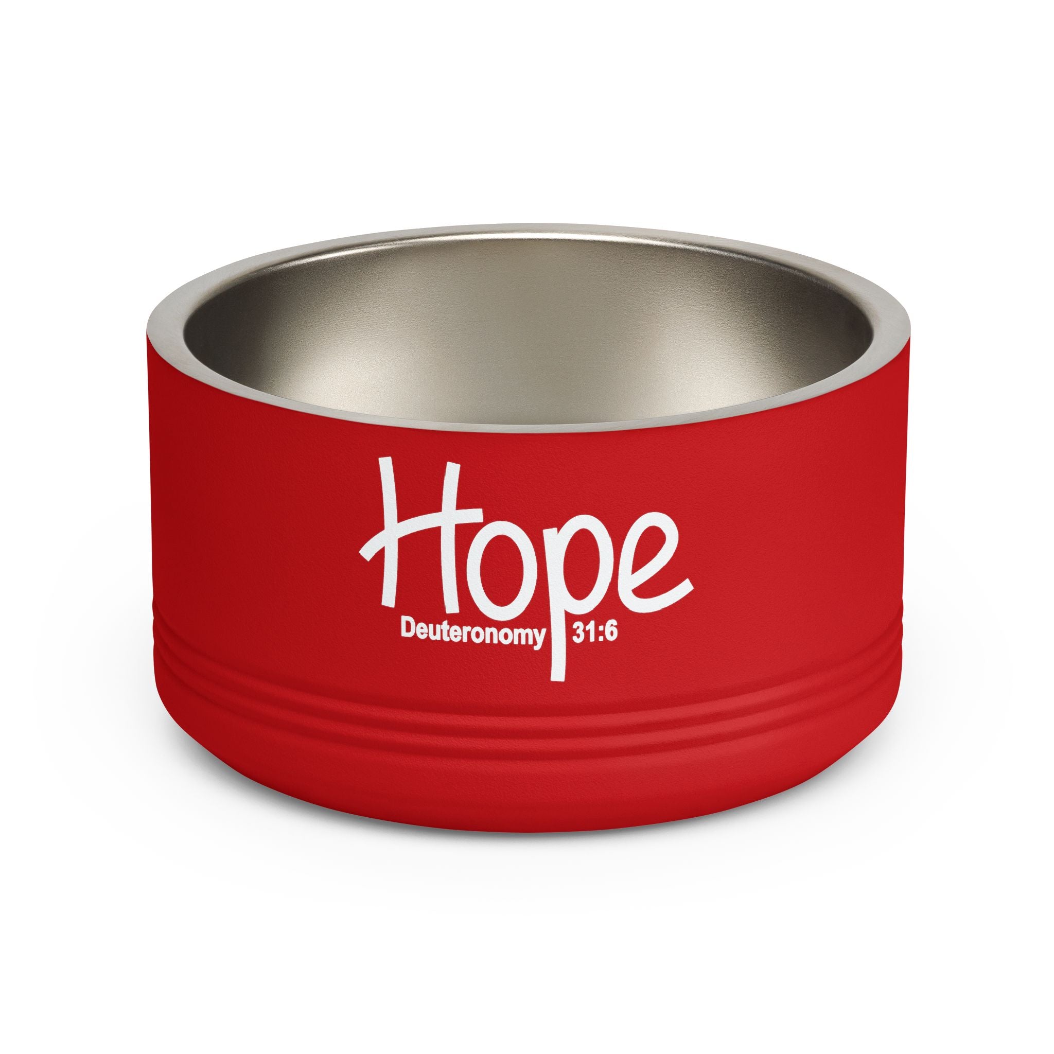 18oz Pet Bowl Stainless Steel  (Hope)