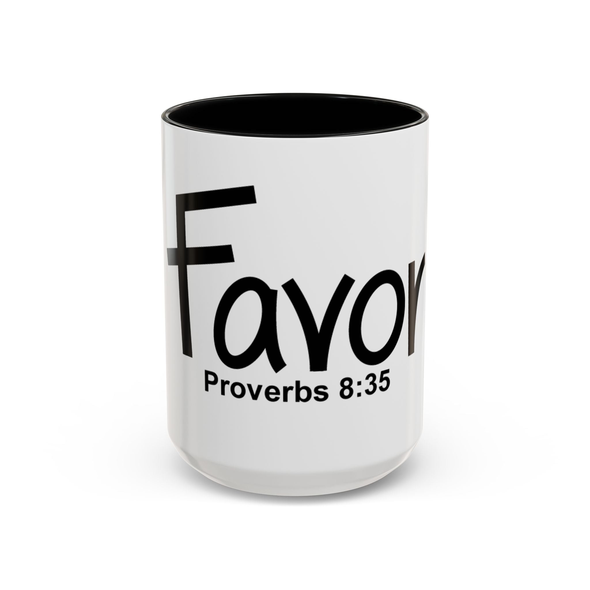 Favor Inspirational 15oz Mug (Proverbs 8:35)
