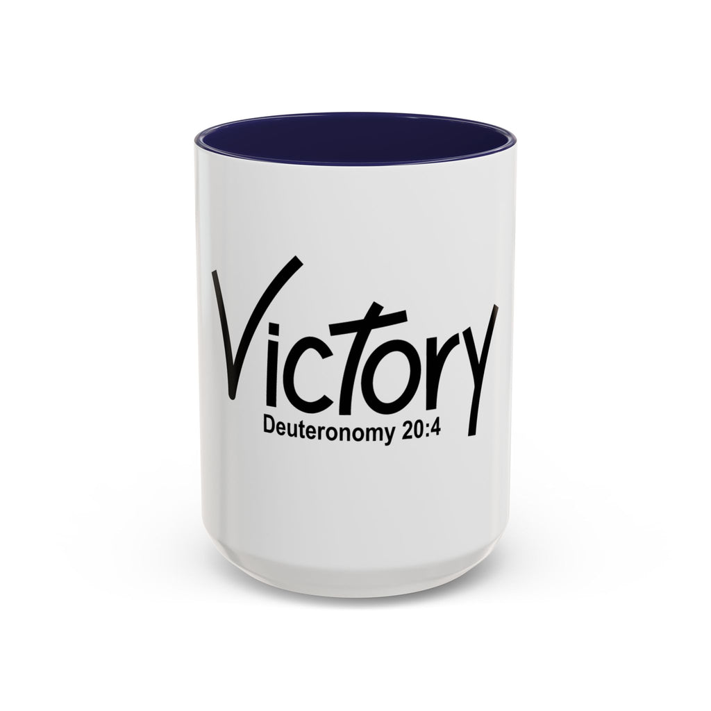 Victory Inspirational 15oz Mug (Deuteronomy 20:4)
