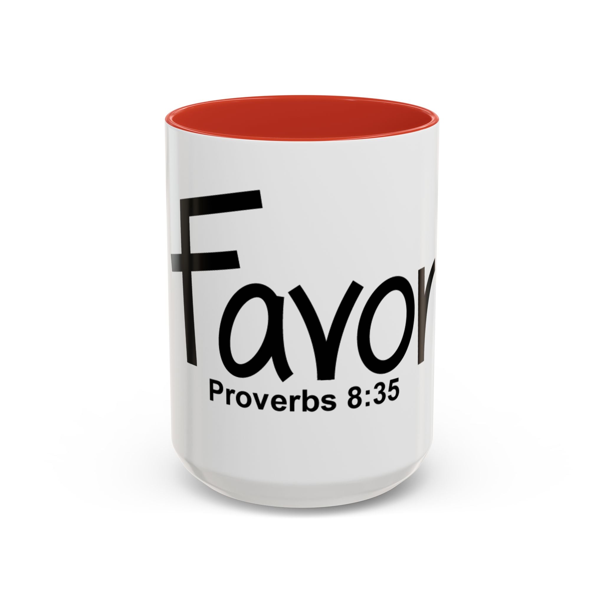 Favor Inspirational 15oz Mug (Proverbs 8:35)