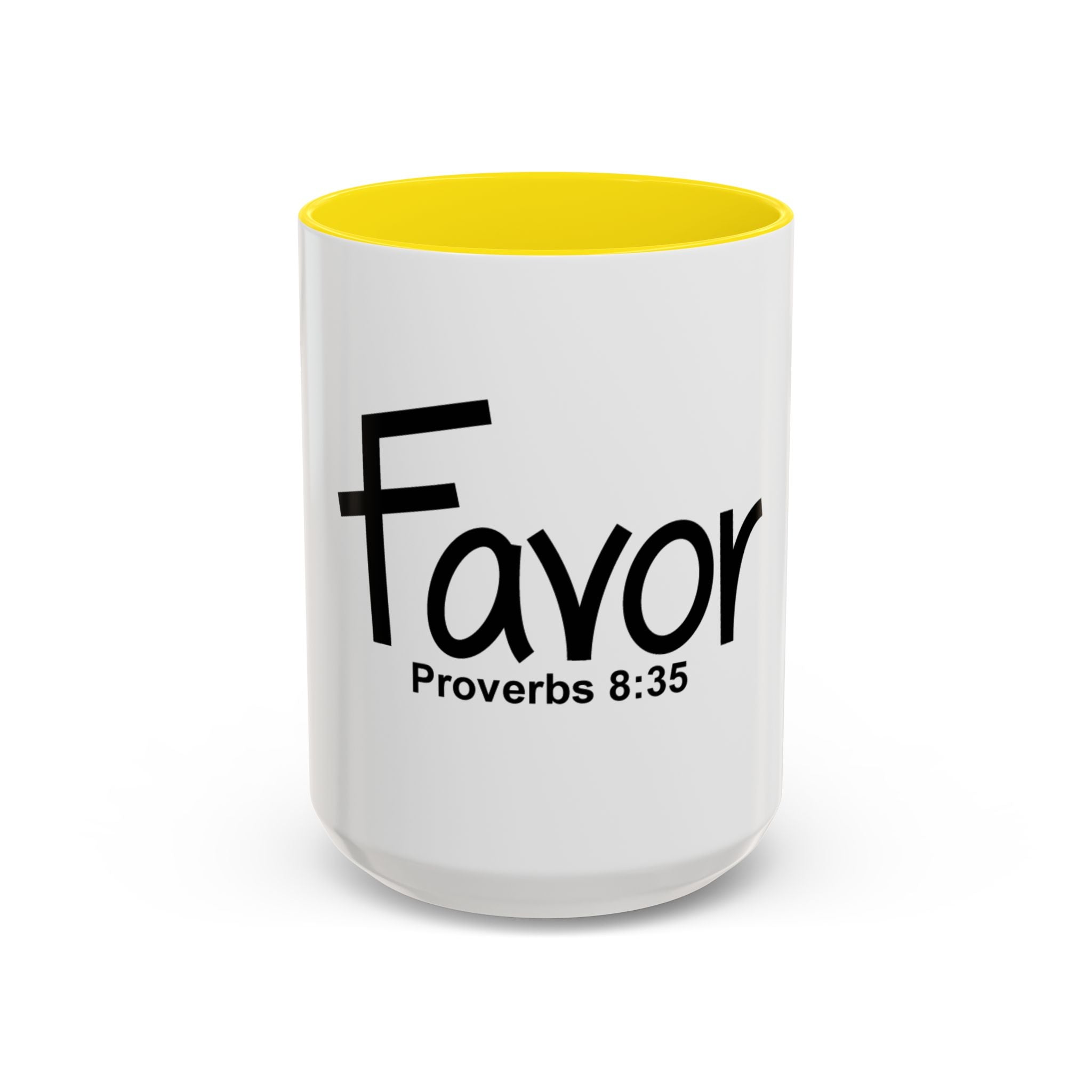 Favor Inspirational 15oz Mug (Proverbs 8:35)