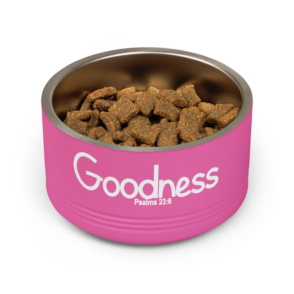 18oz Pet Bowl Stainless Steel  (Goodness)