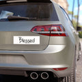 Blessed Car Magnet – Psalms 34:8 Scripture Vinyl Religious Decal