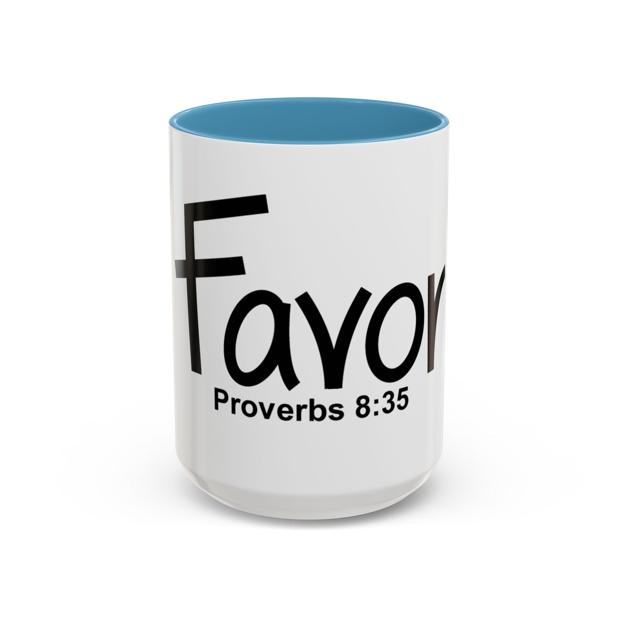 Favor Inspirational 15oz Mug (Proverbs 8:35)
