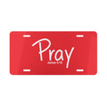 Vanity Plate-Pray (James 5:16)