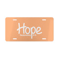 Vanity Plate-Hope (Deuteronomy 31:6)