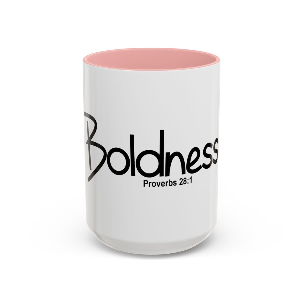 Boldness Inspirational 15oz Mug (Proverbs 28:1)