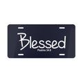 Vanity Plate-Blessed (Psalms 34:8)