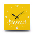 Blessed Acrylic Wall Clock – Psalms 34:8 Inspirational Scripture Clock