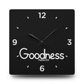 Goodness Acrylic Wall Clock – Psalms 23:6 Inspirational Scripture Clock