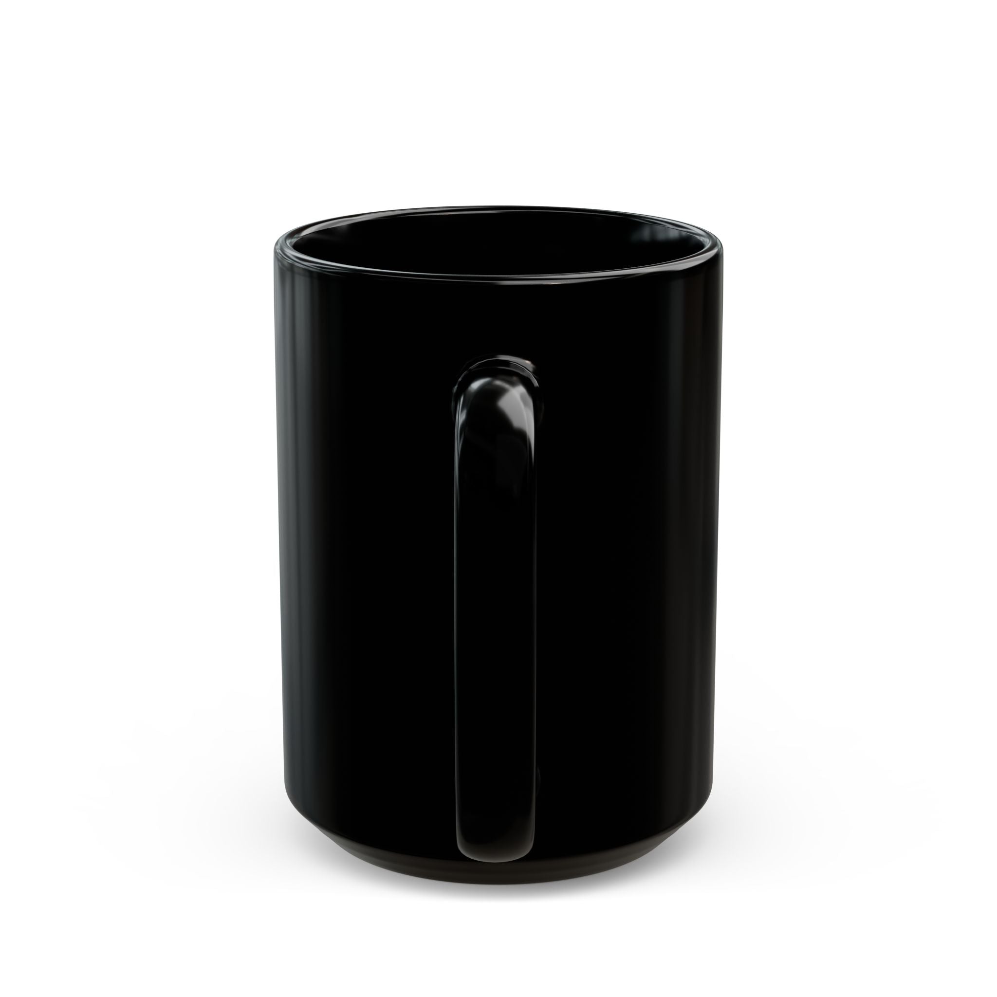 Hope Inspirational Black 15oz Mug (Deuteronomy 31:6)