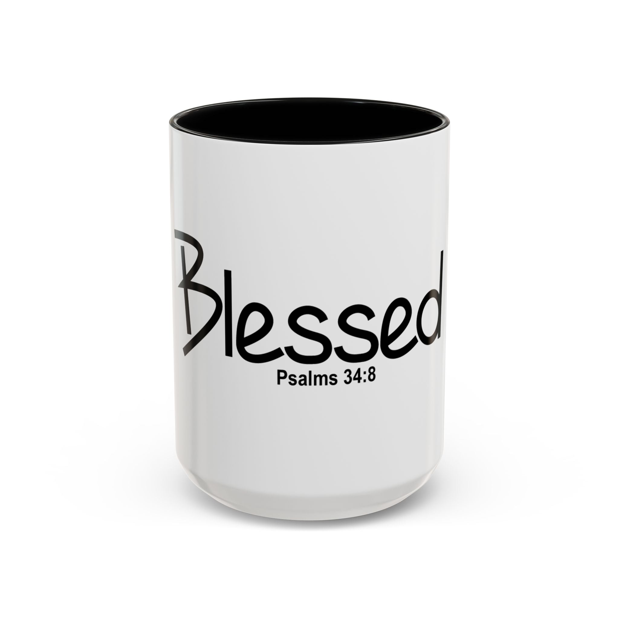Blessed Inspirational 15oz Mug (Psalms 34:8)