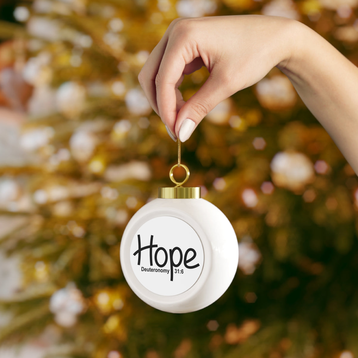 Christmas Ball Ornament (Hope)