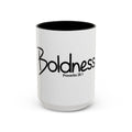 Boldness Inspirational 15oz Accent Mug (Proverbs 28:1)